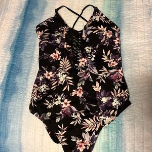 Small Black and Purple one piece